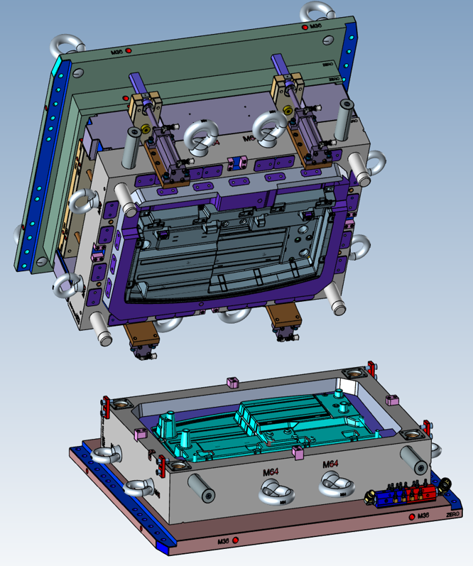 High-resolution representative North American automotive injection mold project 2